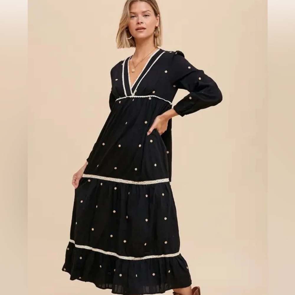 Boho Black dress
